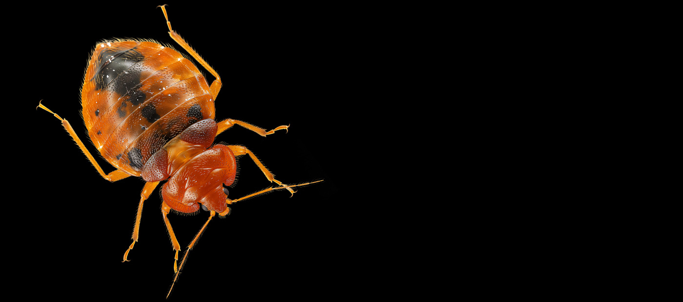 Close-up of a bed bug